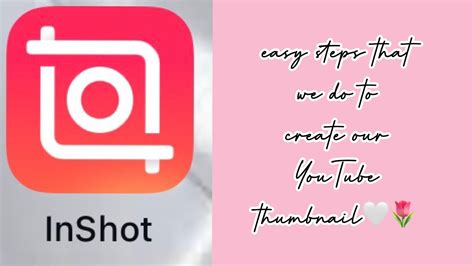 how to add thumbnail to inshot video