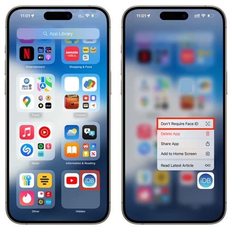 how to add to hidden apps on iphone