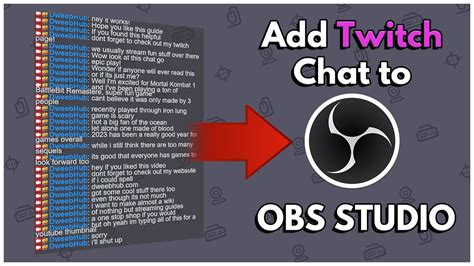 how to add twitch chat widget to obs