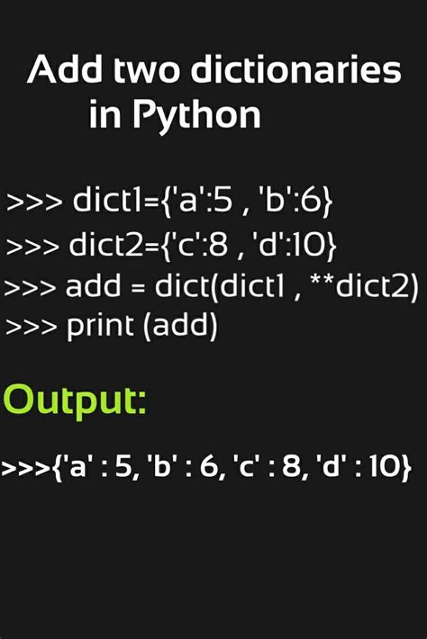 how to add two dictionaries in python with same keys