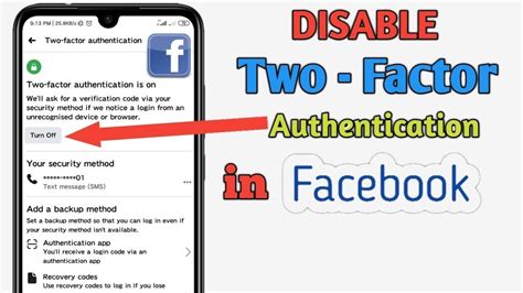 how to add two factor authentication on fb