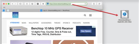 how to add url shortcut to desktop mac