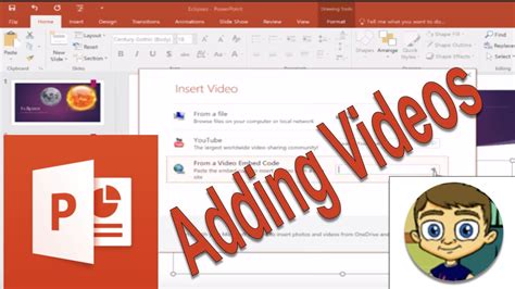 how to add video presentation to powerpoint