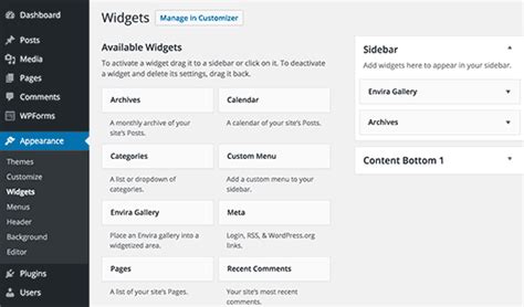 how to add widget to specific page wordpress