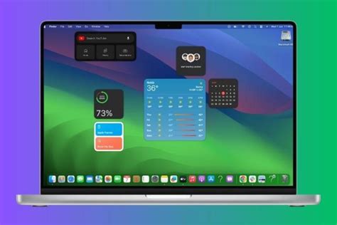 how to add widgets to my macbook home screen
