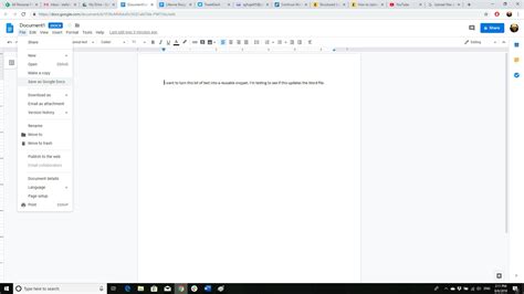 how to add word document in google docs