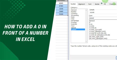 how to add word in front of number in excel