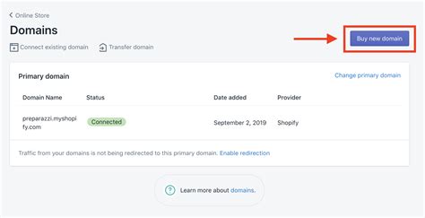 how to add your domain on shopify