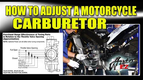 how to adjust a motorcycle carb