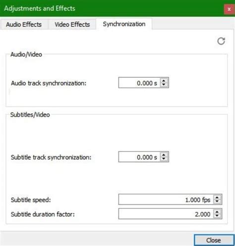 how to adjust audio delay in vlc pc