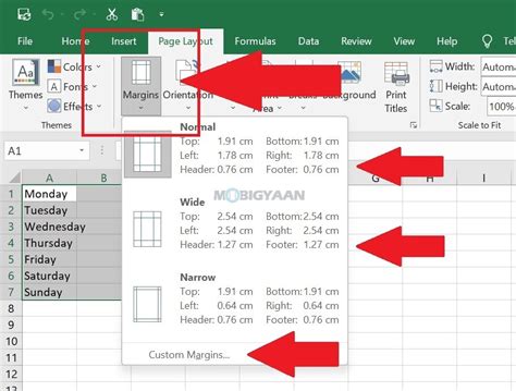 how to adjust excel sheet in word