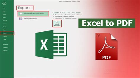 how to adjust excel to pdf