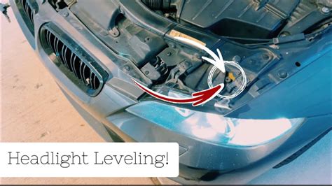 how to adjust headlight leveling sensor