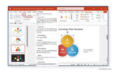 how to adjust image in shape in powerpoint