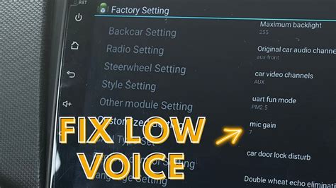how to adjust mic volume android auto
