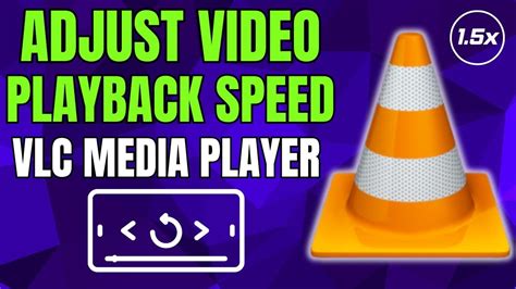 how to adjust play speed in vlc