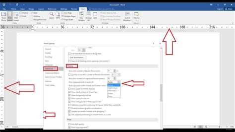 how to adjust ruler in microsoft word