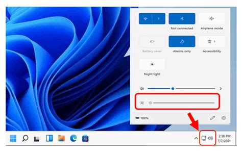 how to adjust screen brightness in pc windows 11