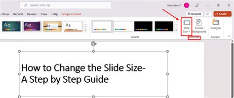how to adjust size in powerpoint