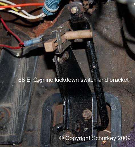 how to adjust th400 kickdown switch