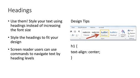 how to align all headings in ppt