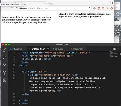 how to align html code in visual studio
