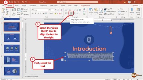 how to align in powerpoint