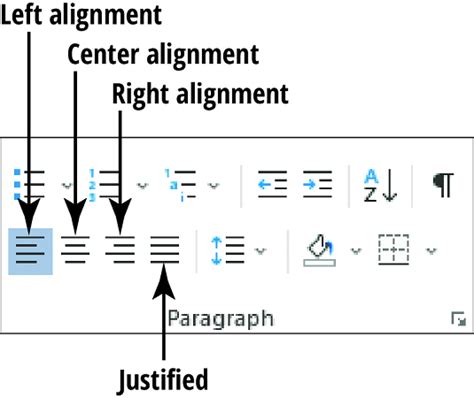 how to align line spacing in word