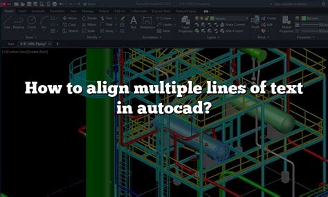 how to align multiple text in autocad