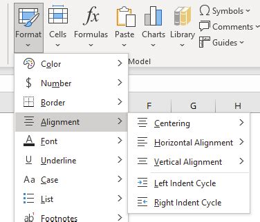 how to align pdf in excel