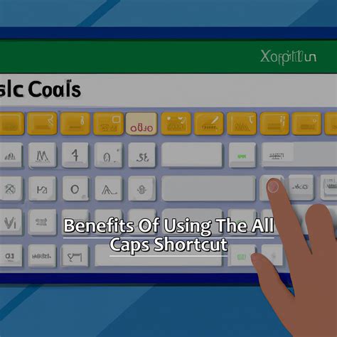 how to all caps in excel shortcut