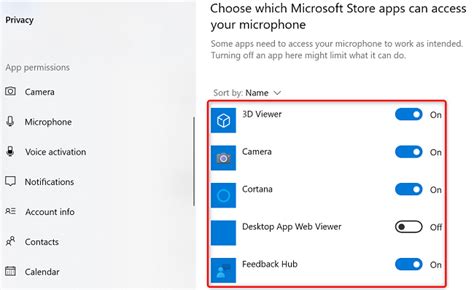 how to allow apps to use microphone windows 10