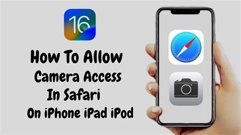 how to allow camera access to apps on ipad