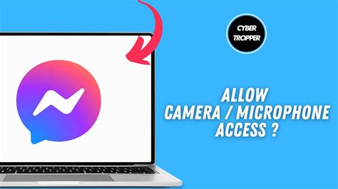 how to allow camera and microphone access on messenger mac