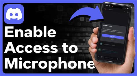 how to allow microphone access on discord