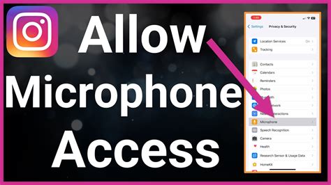 how to allow microphone access on instagram pc