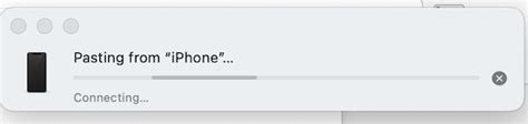 how to allow paste from iphone to macbook