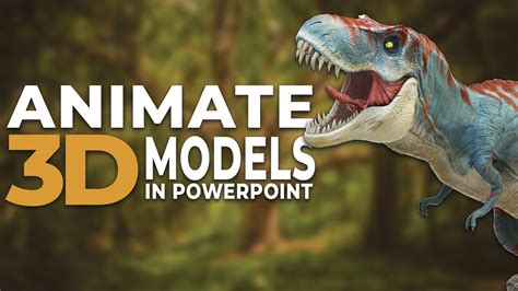 how to animate 3d models in powerpoint