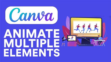 how to animate individual elements in canva