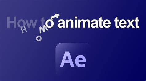 how to animate text in after effects for beginners