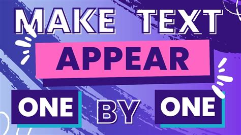 how to animate text in canva one by one