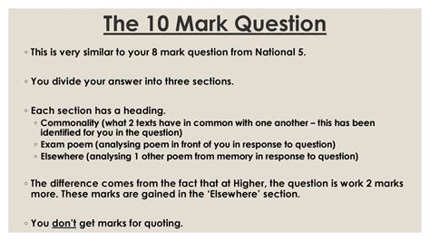 how to answer a 10 mark question in psychology