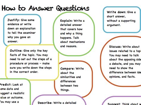 how to answer and explain question