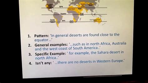 how to answer describe questions in geography