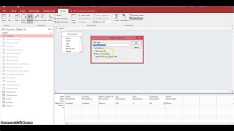 how to append in access