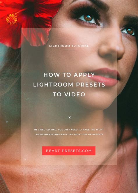 how to apply a lightroom preset