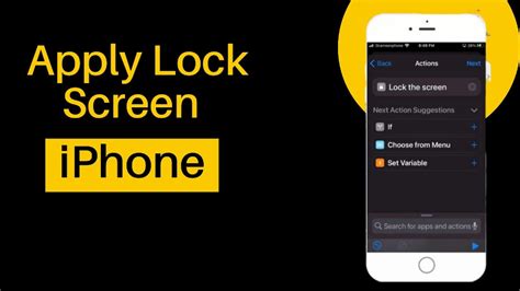 how to apply app lock in iphone 12