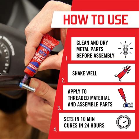 how to apply blue threadlocker