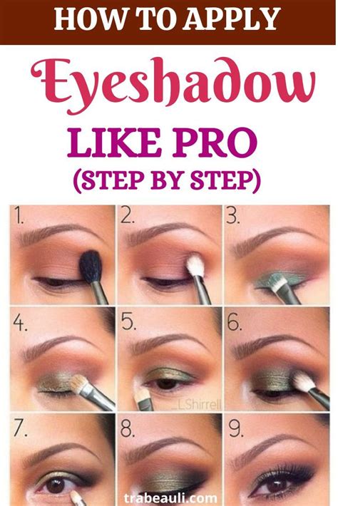 how to apply eyeshadow for beginners step by step