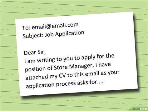 how to apply for a learnership via email example